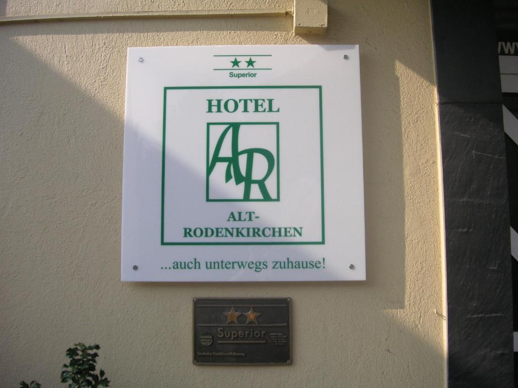 Hotel Alt-Rodenkirchen Köln Eksteriør billede